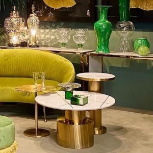 Abhika <br>Crissy Platter Emerald/Pink - Image 4