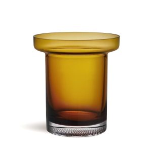 Kosta Boda <br>Limelight Tulip Vase Amber