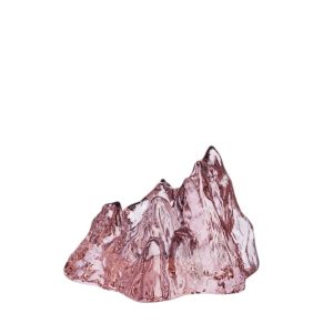 Kosta Boda <br>The Rock Votive Pink