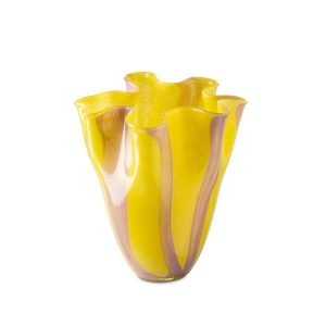 Abhika <br>Gaily Vase Yellow (M)