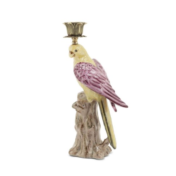 Abhika <br>Parrot Candle Holder (Right)