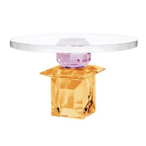 Abhika <br>Crissy Platter Amber/Pink