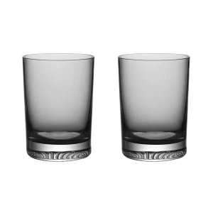 Kosta Boda <br>Limelight Tumbler Grey - Set of 2