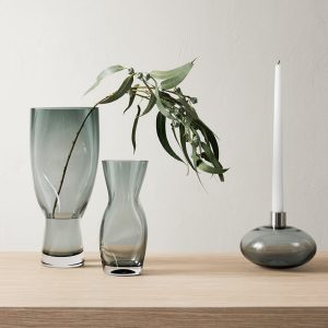 Orrefors <br>Squeeze Vase Blue M - Image 3