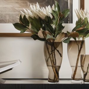 Orrefors <br>Squeeze Vase Smokey Brown M - Image 3