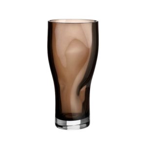 Orrefors <br>Squeeze Vase Smokey Brown L