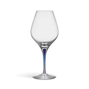 Orrefors <br>Intermezzo Wine Glass Blue