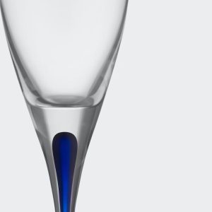 Orrefors <br>Intermezzo Champagne Glass Blue - Image 2