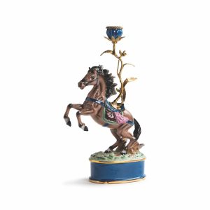 &Klevering <br>Horse Candle Holder