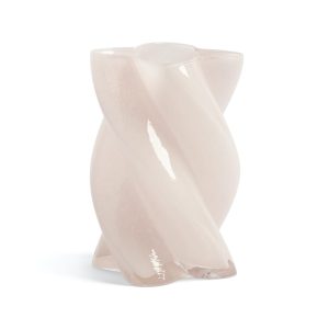 &Klevering <br>Marshmallow Opaque Pink Vase