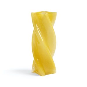 &Klevering <br>Marshmallow Opaque Yellow Vase