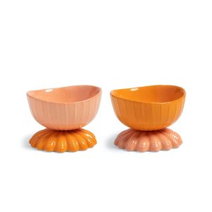&Klevering <br>Coupe Clam Orange - Set of 2