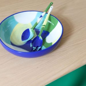 &Klevering <br>Wasco Salad Bowl Blue - Image 3