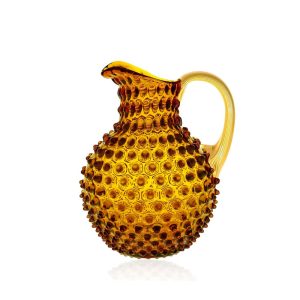 Klimchi <br>Amber Hobnail Large Jug 2L
