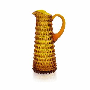 Klimchi <br>Amber Hobnail Tall Jug 1L
