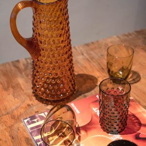 Klimchi <br>Amber Hobnail Tall Jug 1L - Image 6