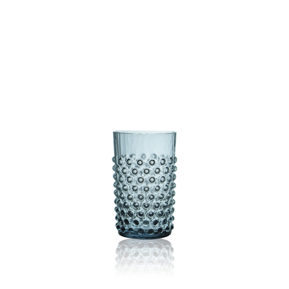 Klimchi <br>Misty Blue Hobnail Tumblers (set of 4)