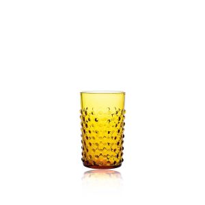 Klimchi <br>Amber Hobnail Tumblers (set of 4)