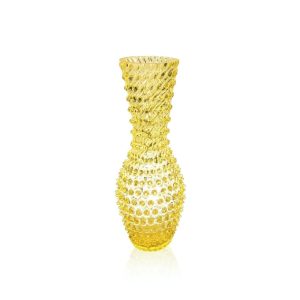 Klimchi <br>Citrine Hobnail Fugu Vase