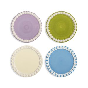&Klevering <br>Whip Plate Pastel - Set of 4
