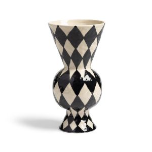&Klevering <br>Vase Rhombic Black