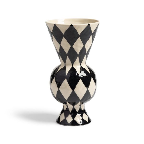 &Klevering <br>Vase Rhombic Black