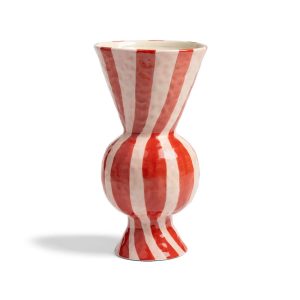 &Klevering <br>Vase Rhombic Red