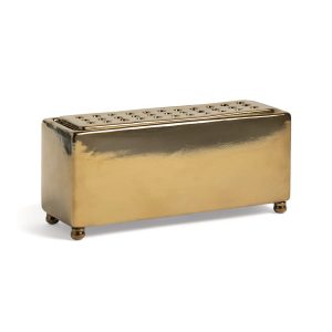 &Klevering <br>Vase Flowerbrick Gold