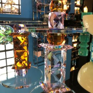 Abhika <br>Crissy Platter Amber/Pink - Image 2