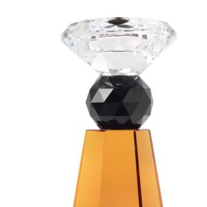 Abhika <br> Sour Candle Holder Amber L - Image 3