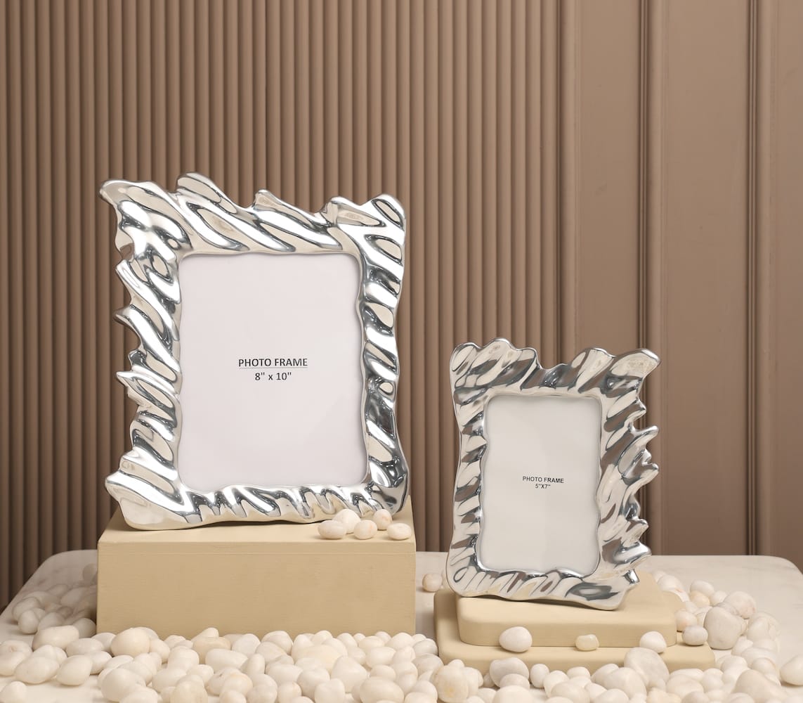 Objetto Home <br> Regalia Silver Photo Frame (5*7inch)